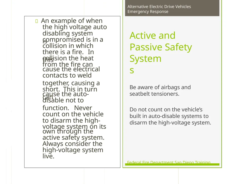 Fire Department San Diego Training Alternative - slide 67 of 72