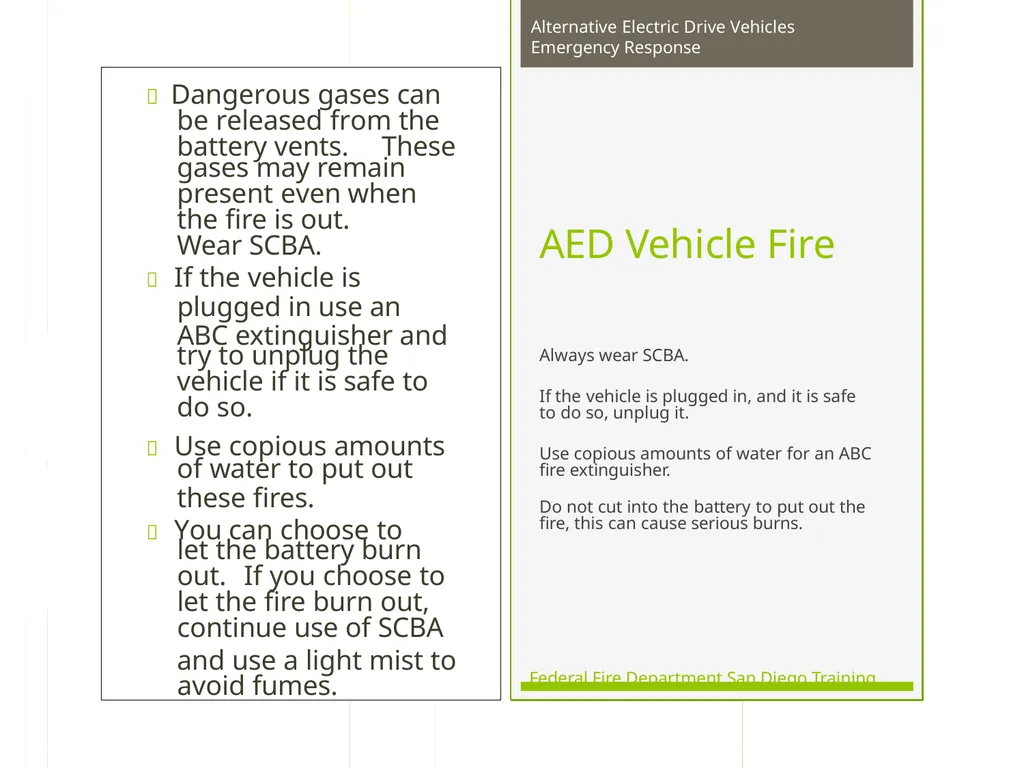 Fire Department San Diego Training Alternative - slide 69 of 72