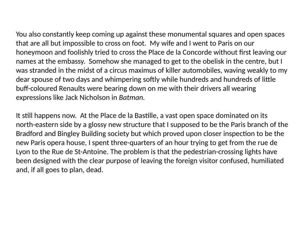 Paris Anthology: Bill Bryson Neither Here Nor - slide 5 of 14