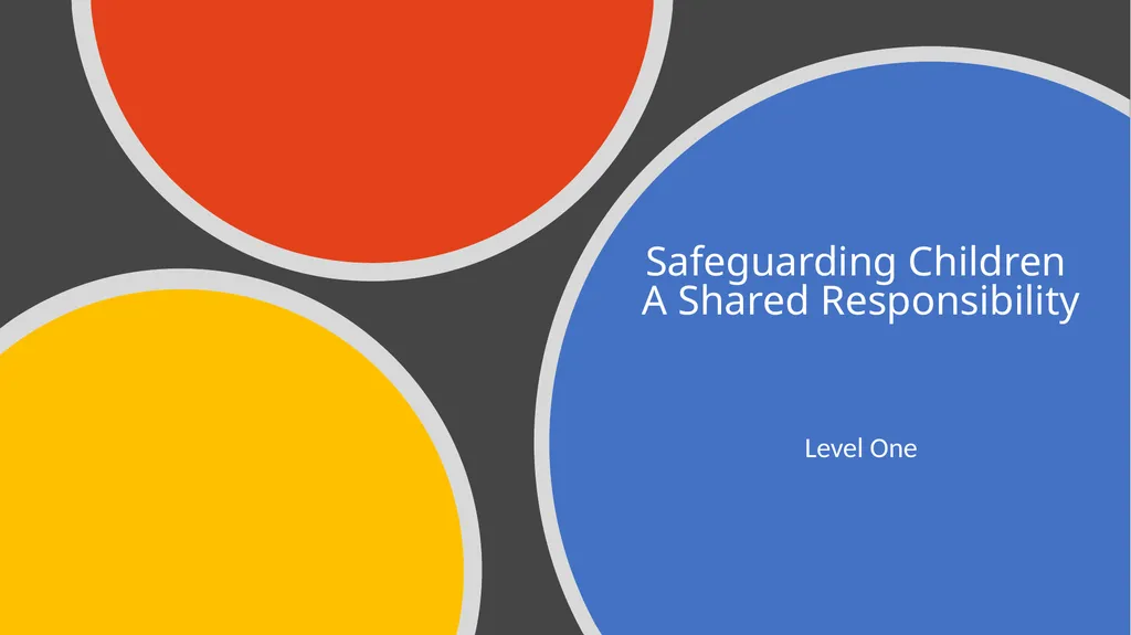 Welcome​ to Safeguarding Children Level 1 session - slide 2 of 45