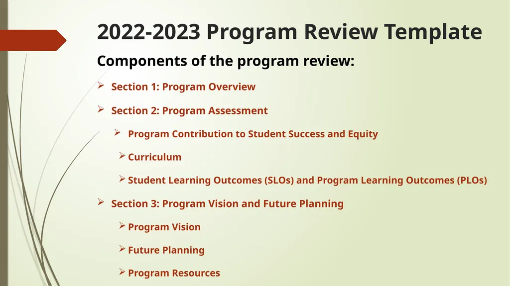 2022-2023 Program Review El Camino College - slide 13 of 39