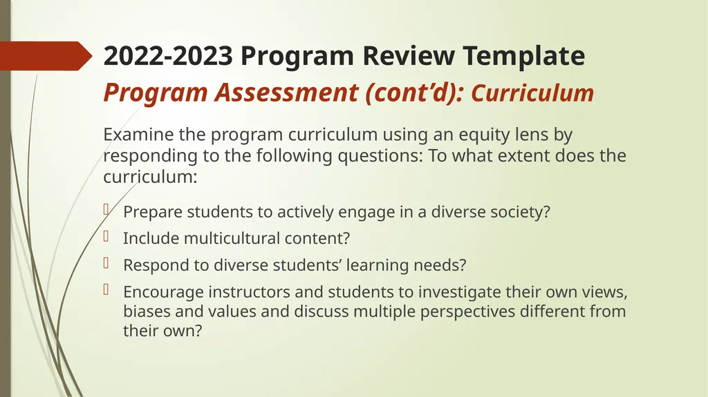 2022-2023 Program Review El Camino College - slide 22 of 39