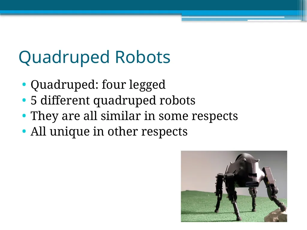 Boston Dynamic’s Quadruped Robots Ben Reed - slide 3 of 8