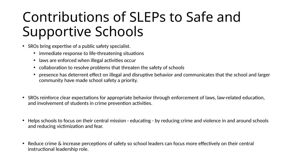 School-Law Enforcement Partnerships Module I. - slide 9 of 67