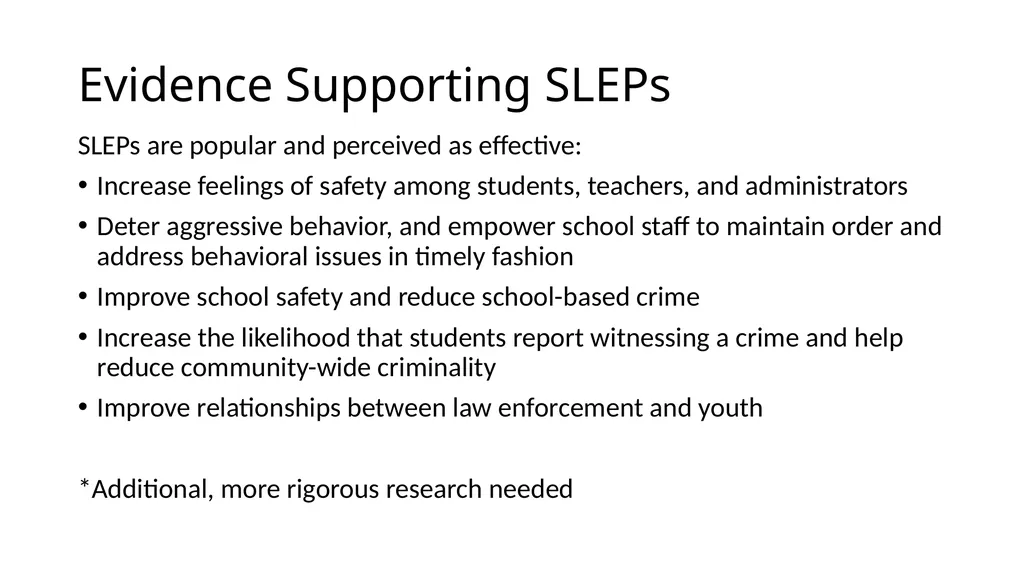 School-Law Enforcement Partnerships Module I. - slide 10 of 67