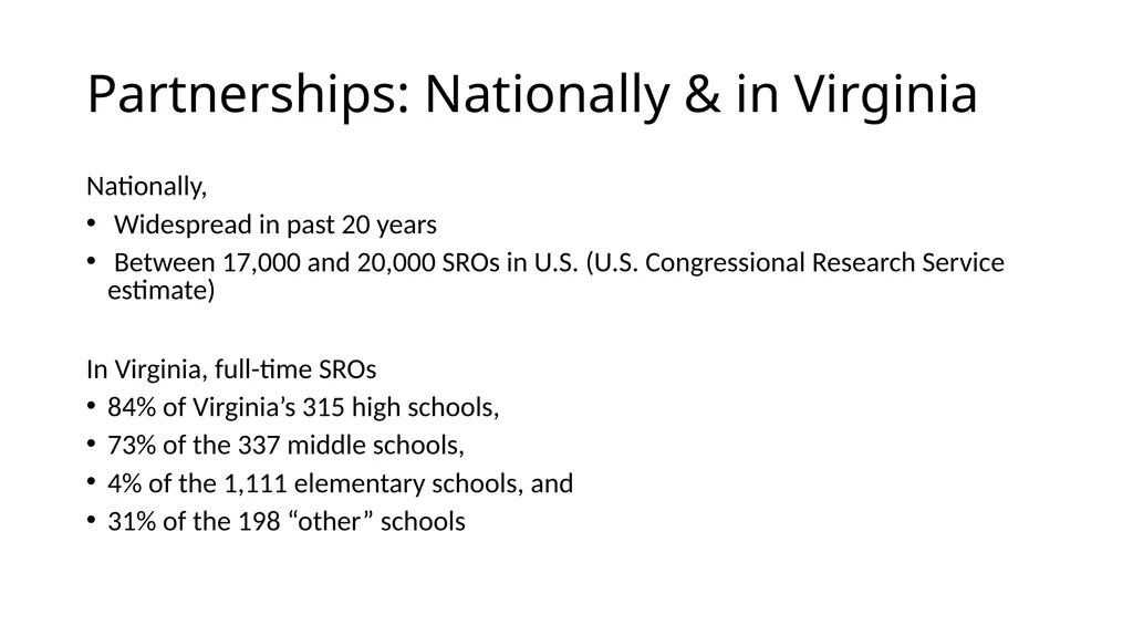 School-Law Enforcement Partnerships Module I. - slide 3 of 67
