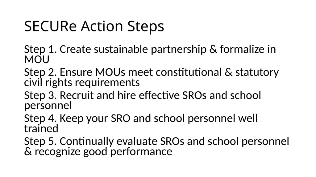 School-Law Enforcement Partnerships Module I. - slide 15 of 67