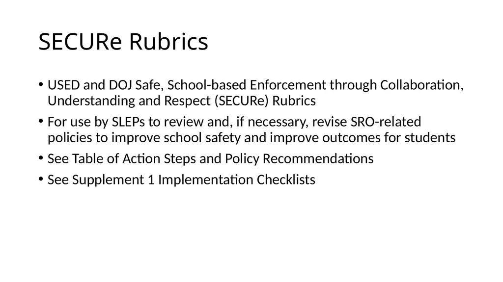 School-Law Enforcement Partnerships Module I. - slide 14 of 67