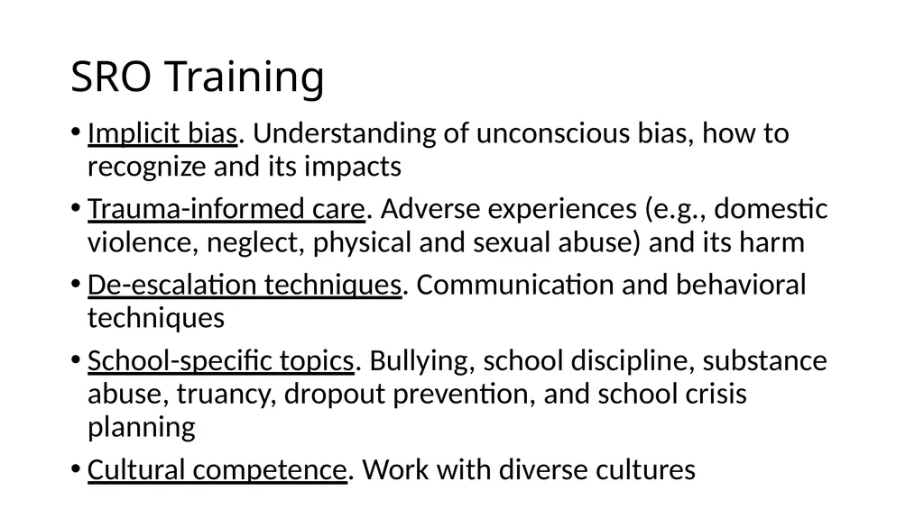 School-Law Enforcement Partnerships Module I. - slide 43 of 67