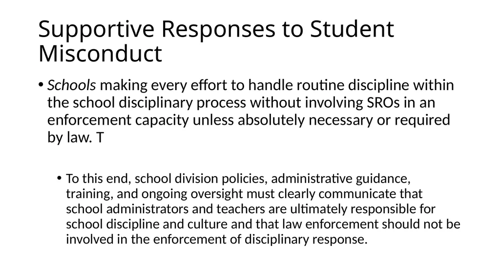 School-Law Enforcement Partnerships Module I. - slide 26 of 67
