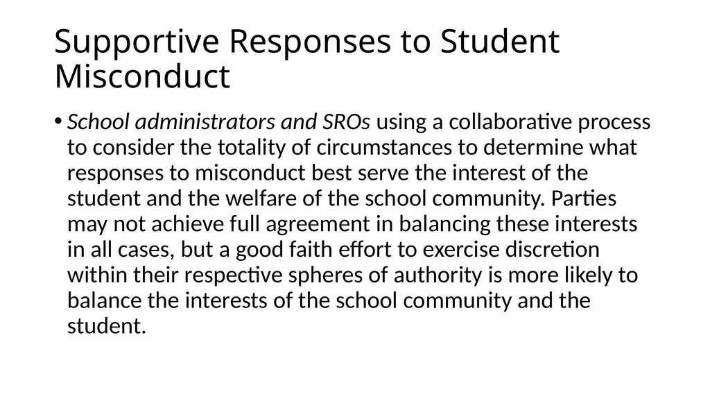 School-Law Enforcement Partnerships Module I. - slide 28 of 67
