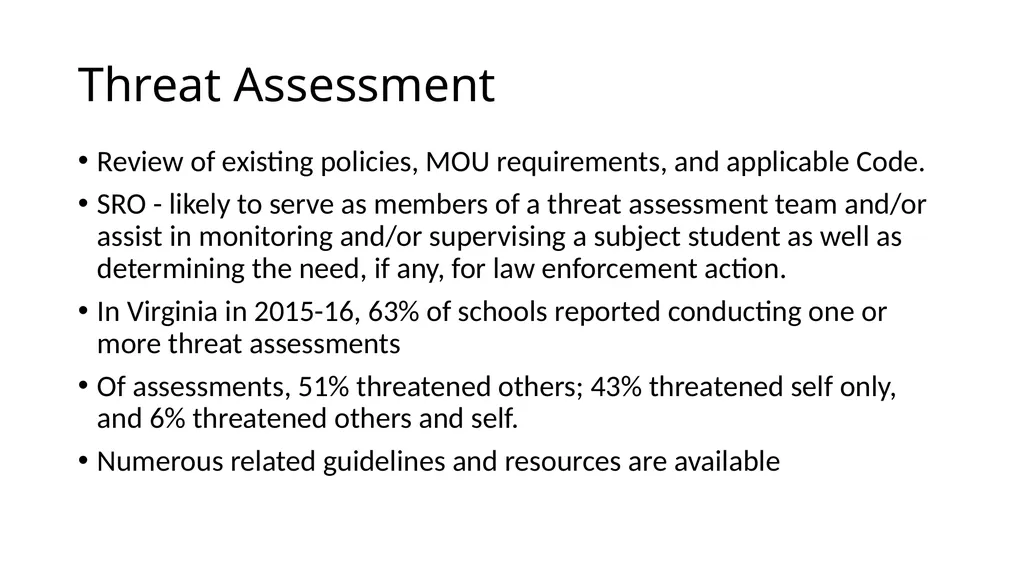 School-Law Enforcement Partnerships Module I. - slide 63 of 67