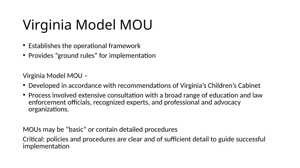 School-Law Enforcement Partnerships Module I. - slide 21 of 67
