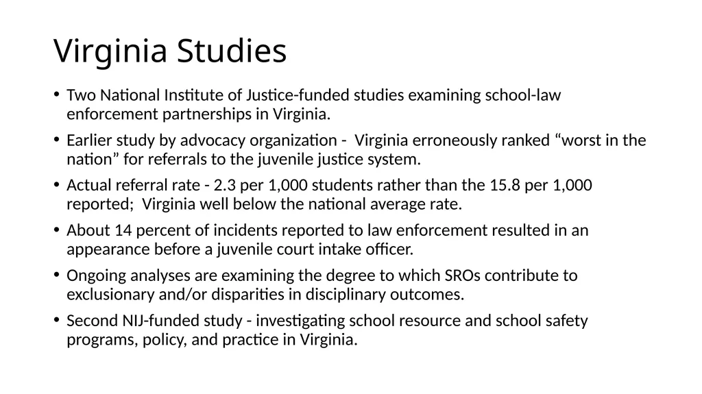 School-Law Enforcement Partnerships Module I. - slide 17 of 67