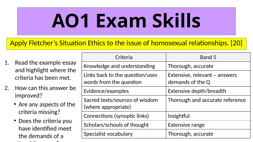 ETHICS Theme 3: Teleological Ethics C: Application - slide 12 of 20
