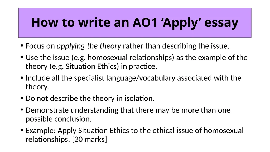 ETHICS Theme 3: Teleological Ethics C: Application - slide 11 of 20