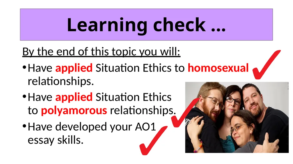 ETHICS Theme 3: Teleological Ethics C: Application - slide 20 of 20