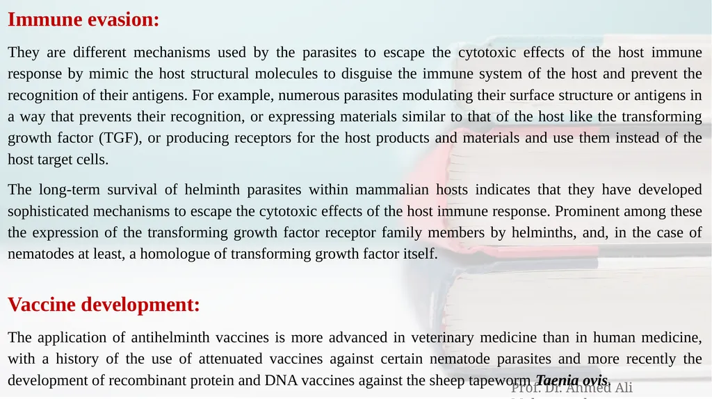 Your Textbook is: Animal Agents and Vectors of - slide 16 of 23