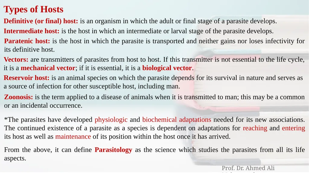 Your Textbook is: Animal Agents and Vectors of - slide 10 of 23