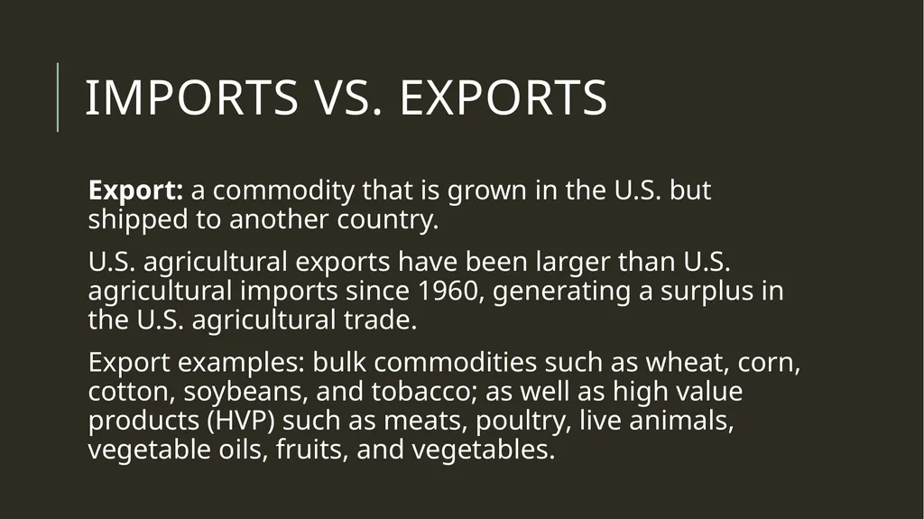 Agriculture and Human Needs Basic human needs & - slide 8 of 9