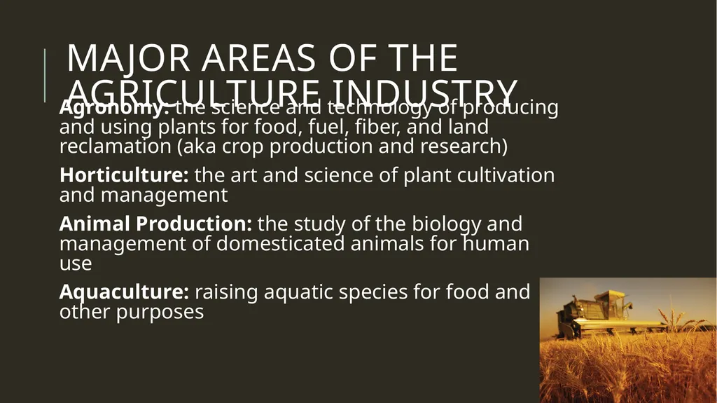 Agriculture and Human Needs Basic human needs & - slide 4 of 9