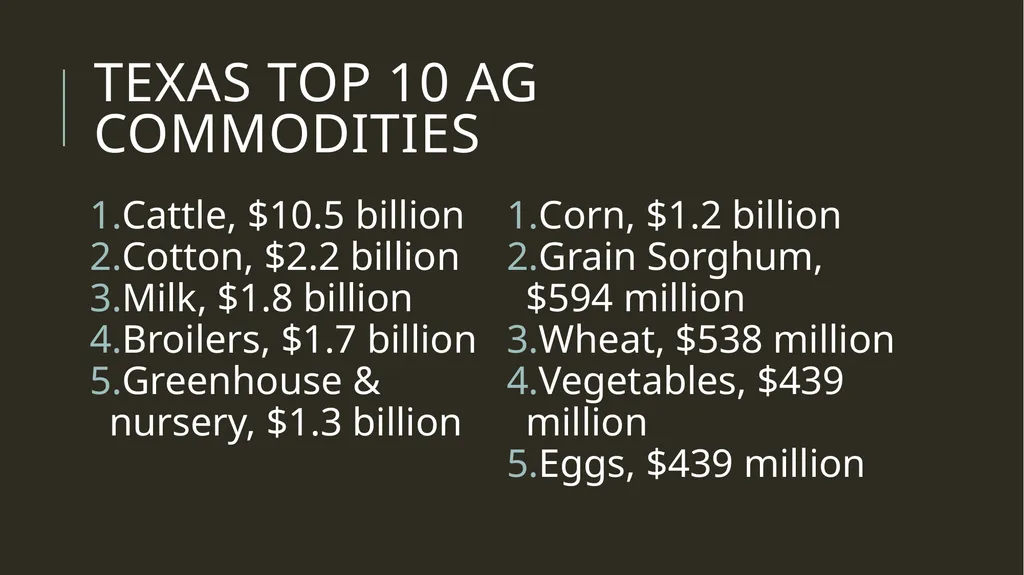 Agriculture and Human Needs Basic human needs & - slide 6 of 9