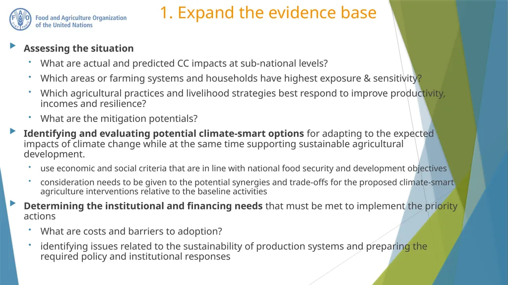 Climate-Smart Agriculture Federica Matteoli - slide 6 of 17