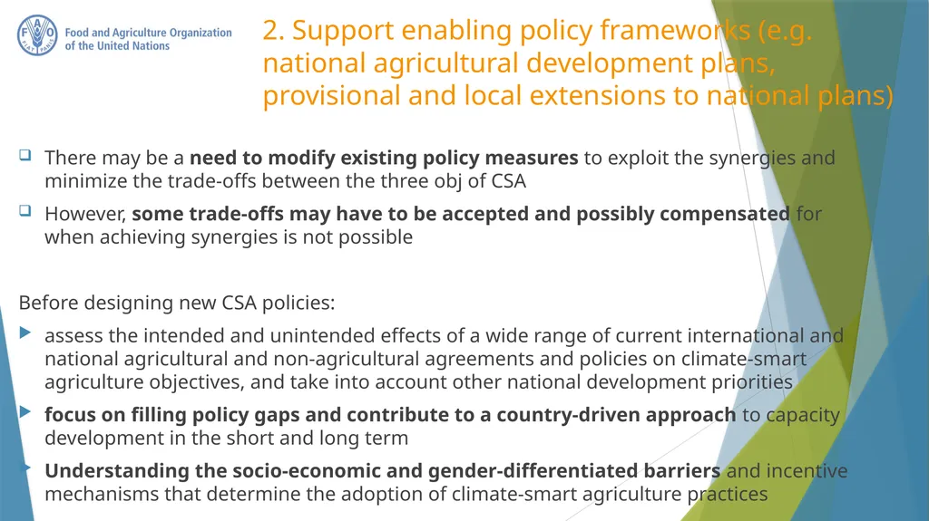 Climate-Smart Agriculture Federica Matteoli - slide 7 of 17
