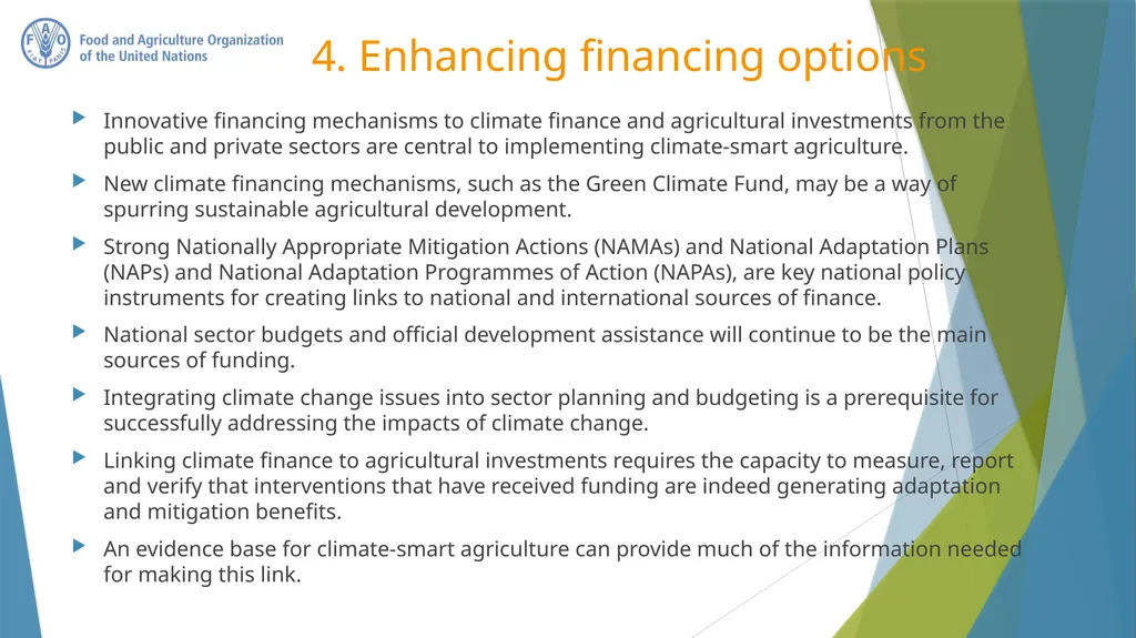 Climate-Smart Agriculture Federica Matteoli - slide 9 of 17