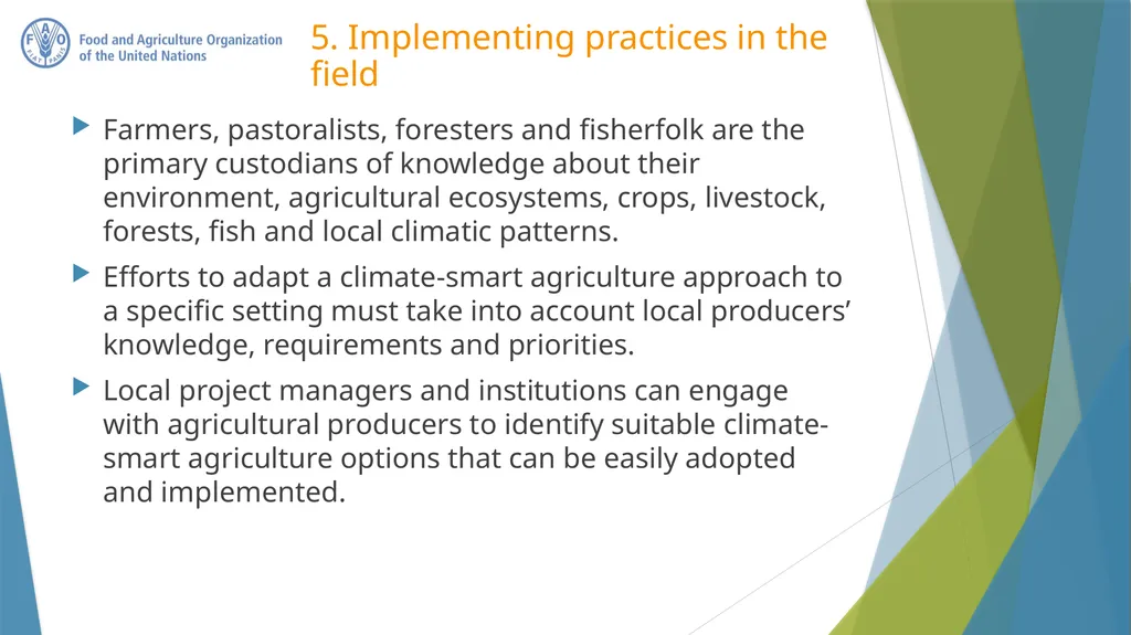 Climate-Smart Agriculture Federica Matteoli - slide 10 of 17