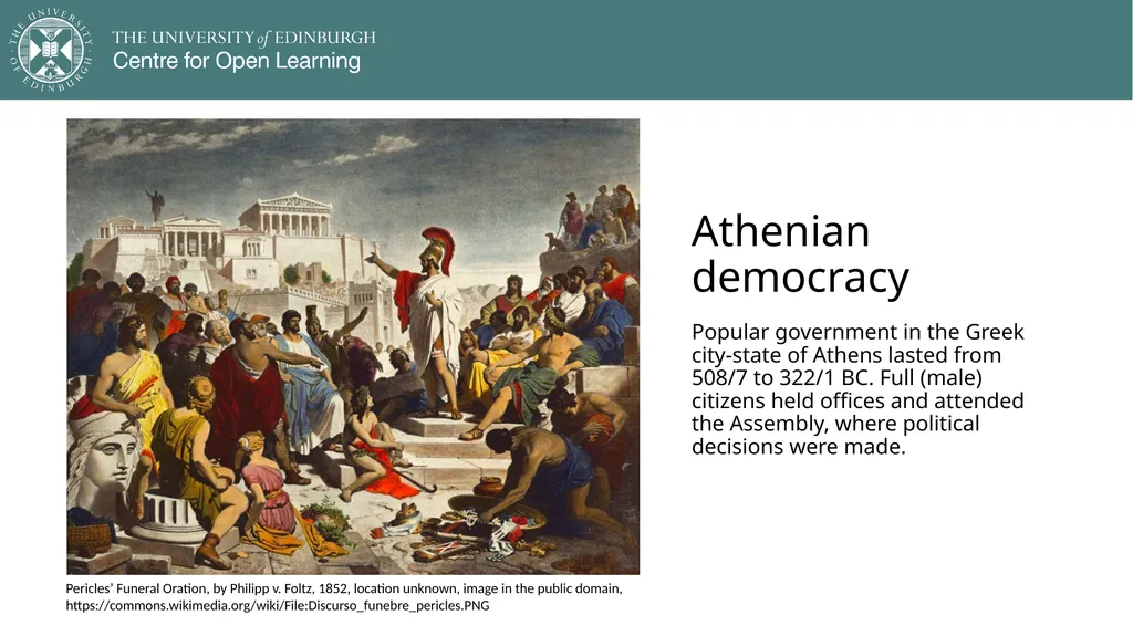 Democracy in Theory and Practice 2. Classic - slide 5 of 35
