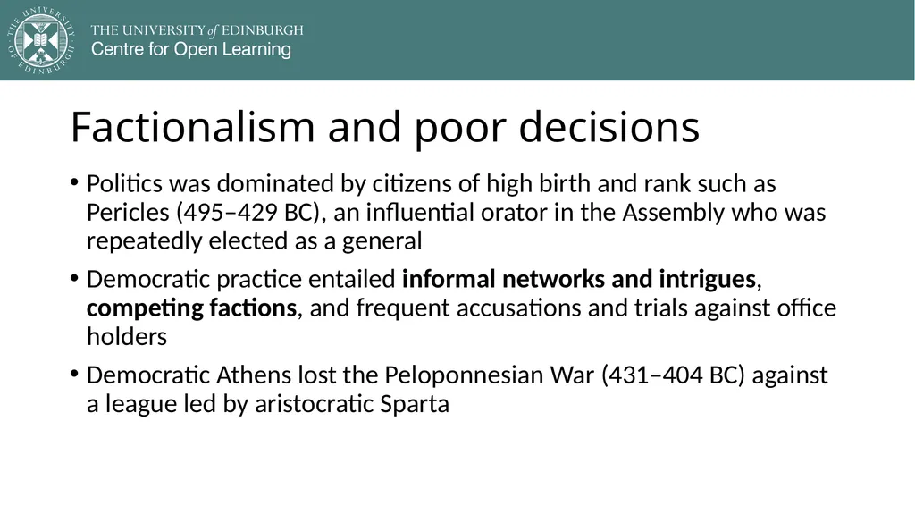 Democracy in Theory and Practice 2. Classic - slide 22 of 35