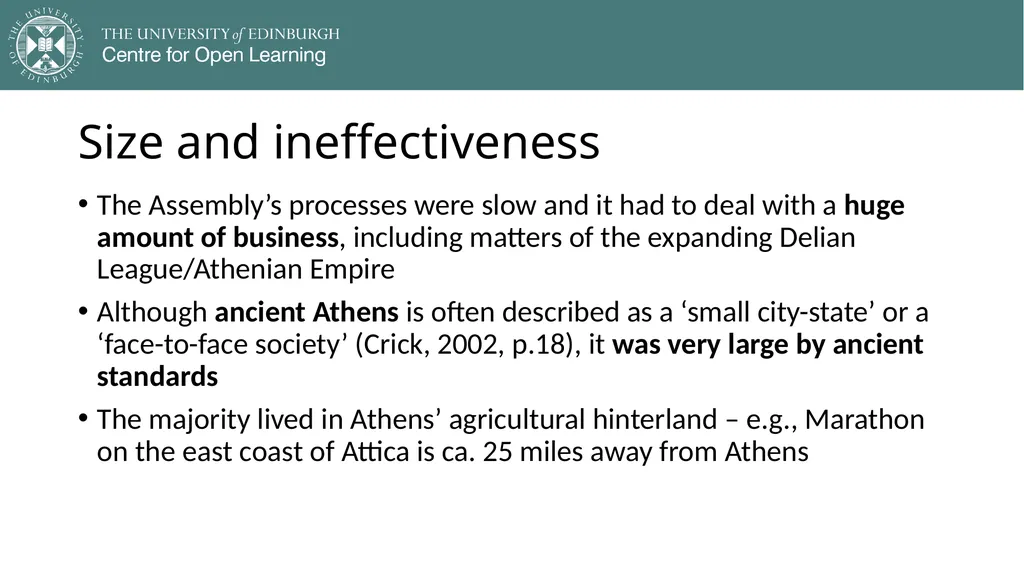Democracy in Theory and Practice 2. Classic - slide 21 of 35