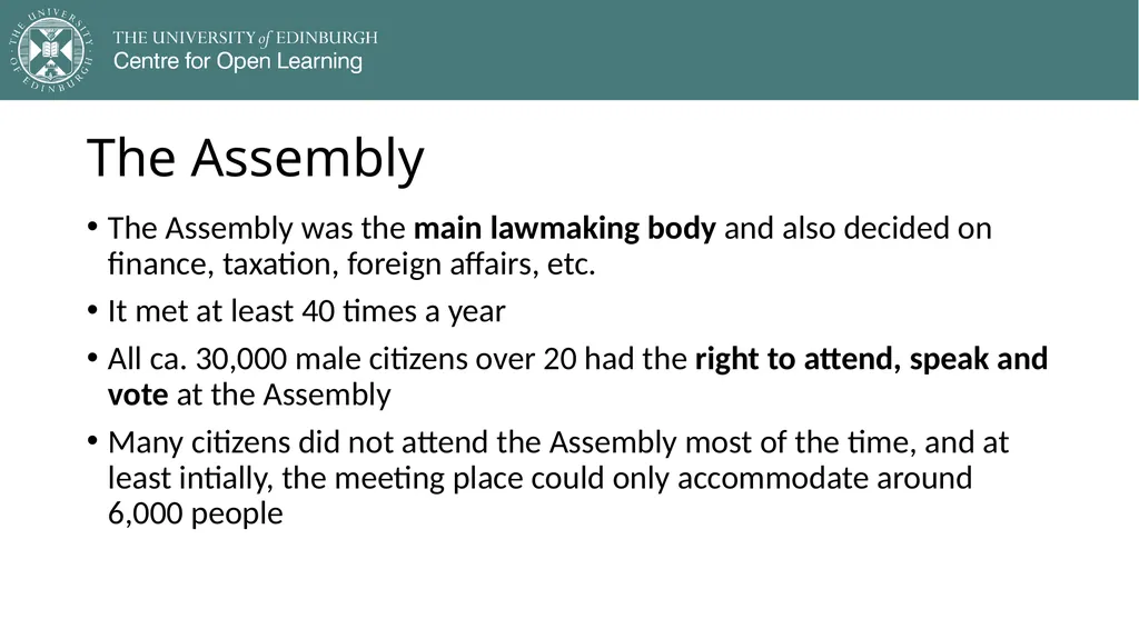 Democracy in Theory and Practice 2. Classic - slide 11 of 35