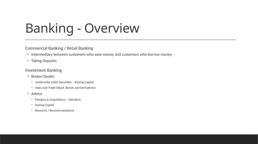 Credit and Banking Professor Chris Droussiotis - slide 2 of 28