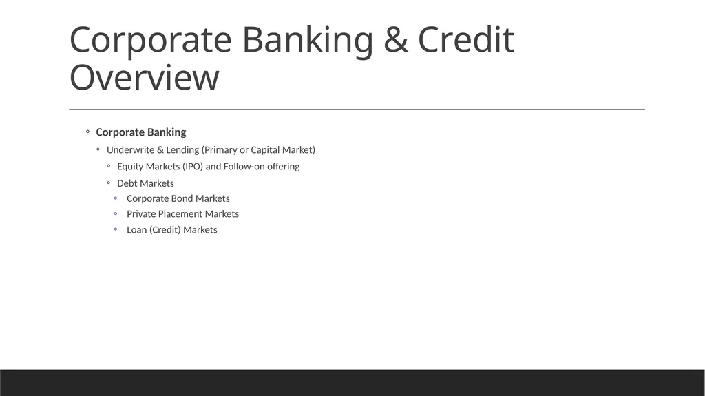 Credit and Banking Professor Chris Droussiotis - slide 4 of 28