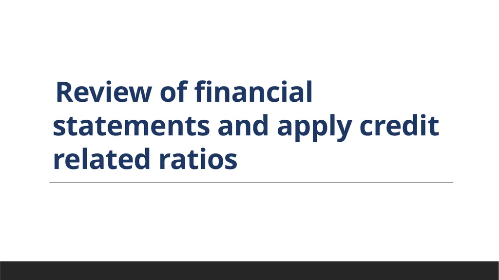 Credit and Banking Professor Chris Droussiotis - slide 9 of 28