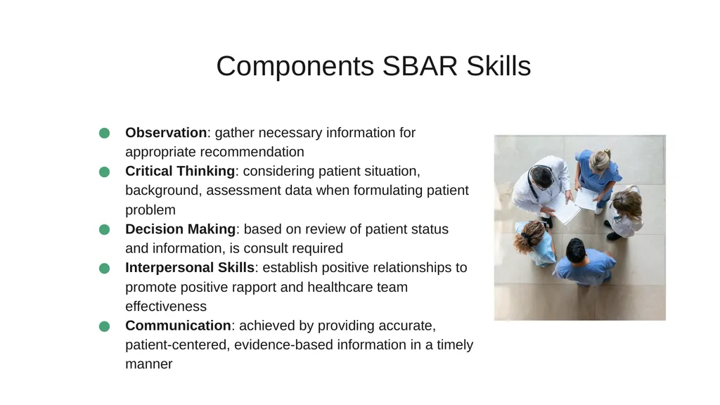 Using the SBAR Technique for Effective - slide 13 of 17