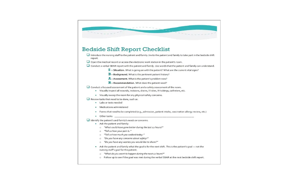 Using the SBAR Technique for Effective - slide 6 of 17