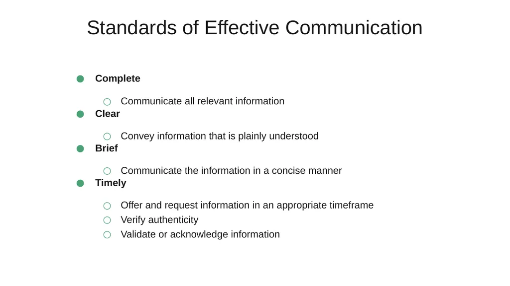 Using the SBAR Technique for Effective - slide 4 of 17