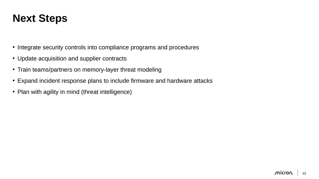 Security in Memory January 28, 2026 Tamara Schmitz - slide 12 of 13