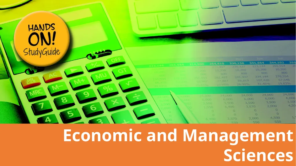 Economic and Management Sciences NQF1 Chapter 1: - slide 1 of 212
