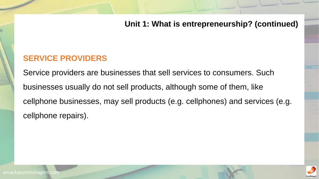 Economic and Management Sciences NQF1 Chapter 1: - slide 155 of 212