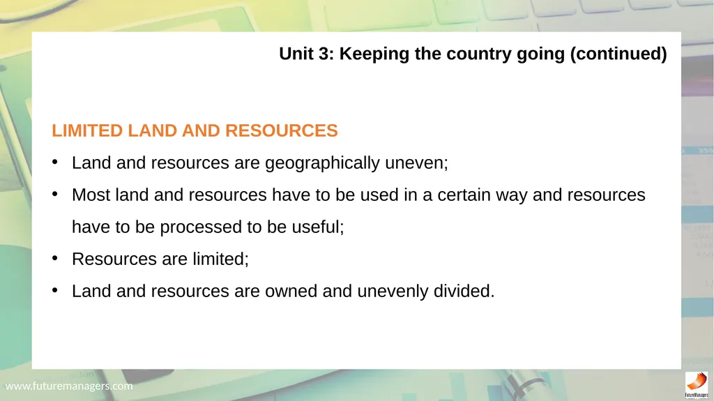 Economic and Management Sciences NQF1 Chapter 1: - slide 16 of 212