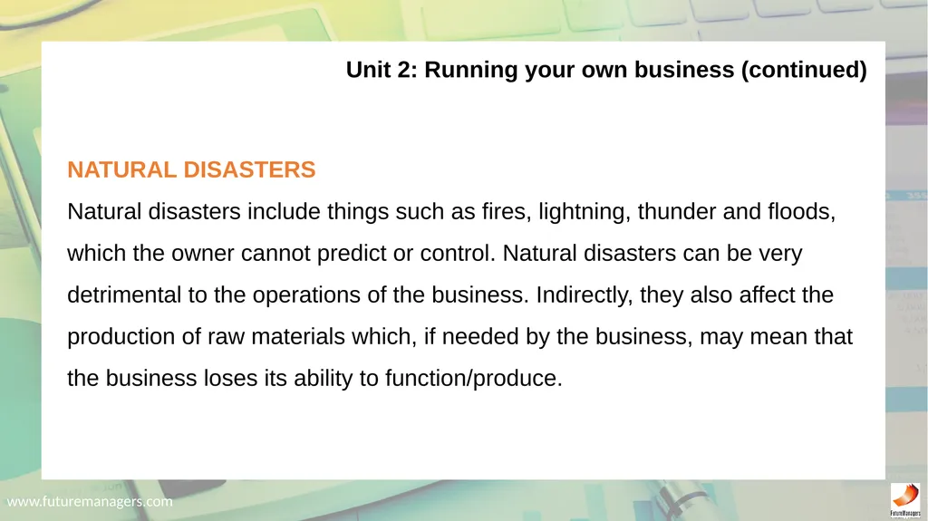 Economic and Management Sciences NQF1 Chapter 1: - slide 204 of 212