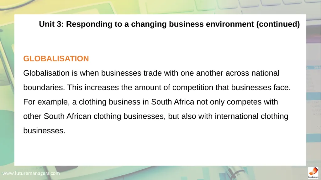 Economic and Management Sciences NQF1 Chapter 1: - slide 207 of 212