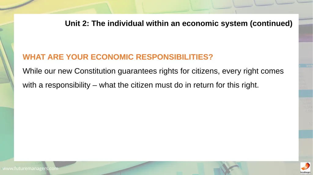Economic and Management Sciences NQF1 Chapter 1: - slide 35 of 212