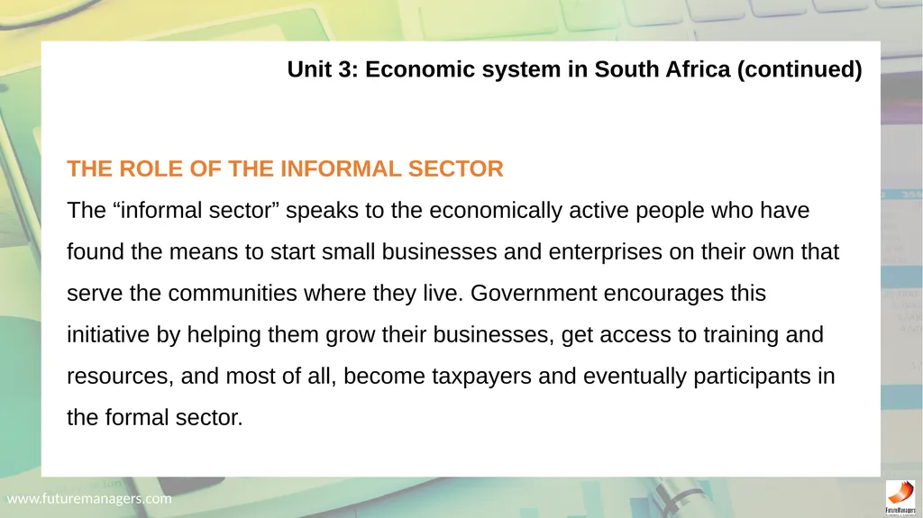 Economic and Management Sciences NQF1 Chapter 1: - slide 38 of 212