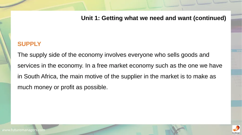 Economic and Management Sciences NQF1 Chapter 1: - slide 4 of 212