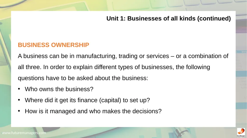Economic and Management Sciences NQF1 Chapter 1: - slide 43 of 212